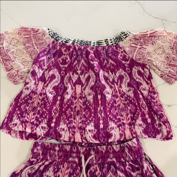 Bowie x James Girls Milky Way Top & Shorts Sz 6 - Picture 3 of 8